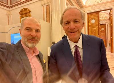 Д-р Пламен Русев с Рей Далио