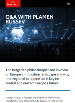 Българският филантроп и инвеститор за иновационния пейзаж на Европа